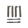 Image 2 : WWII GERMAN MILITARY MG 34/42 LINK BELTS AND POST-WWII STARTER TABS LOT