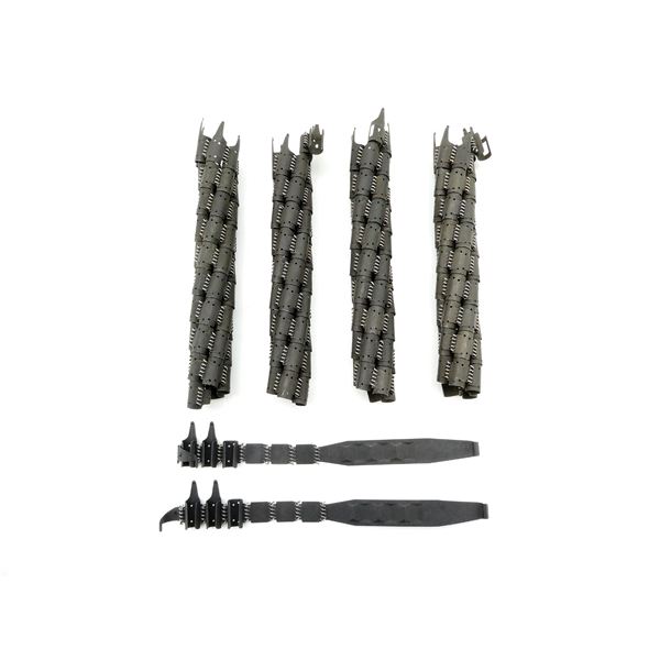 WWII GERMAN MILITARY MG 34/42 LINK BELTS AND POST-WWII STARTER TABS LOT