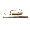 Image 1 : WWII BRITISH SNIPERS SCOUT REGIMENT BRASS TELESCOPE WITH LEATHER CASE