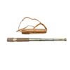Image 2 : WWII BRITISH SNIPERS SCOUT REGIMENT BRASS TELESCOPE WITH LEATHER CASE