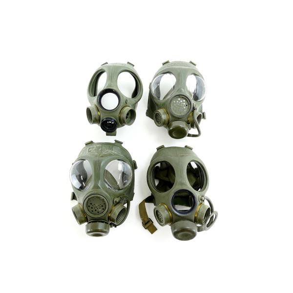 CANADIAN MILITARY C4 GAS MASK LOT