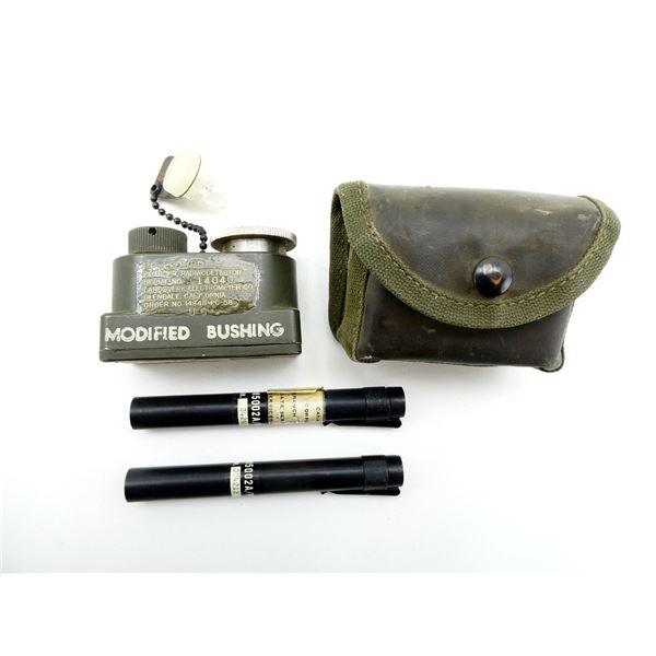 CANADIAN / U.S. MILITARY CHARGER RADIAC DETECTOR AND RADIAC PENS LOT