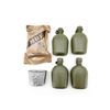 Image 1 : ASSORTED U.S. MILITARY CANTEENS, MRE AND CUP LOT