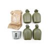 Image 2 : ASSORTED U.S. MILITARY CANTEENS, MRE AND CUP LOT