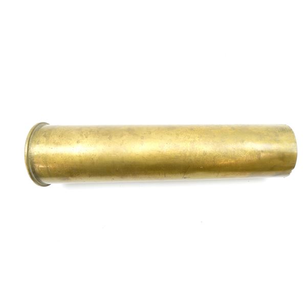 WWI BRITISH NAVY 4 INCH MK IV GUN BRASS SHELL CASING