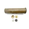 Image 2 : WWII BRITISH 2-PDR BRASS SHELL CASING, ETC. LOT