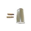 Image 2 : U.S. MILITARY .50 CAL. BRASS CASINGS AND SMOKE GRENADE TIN LOT