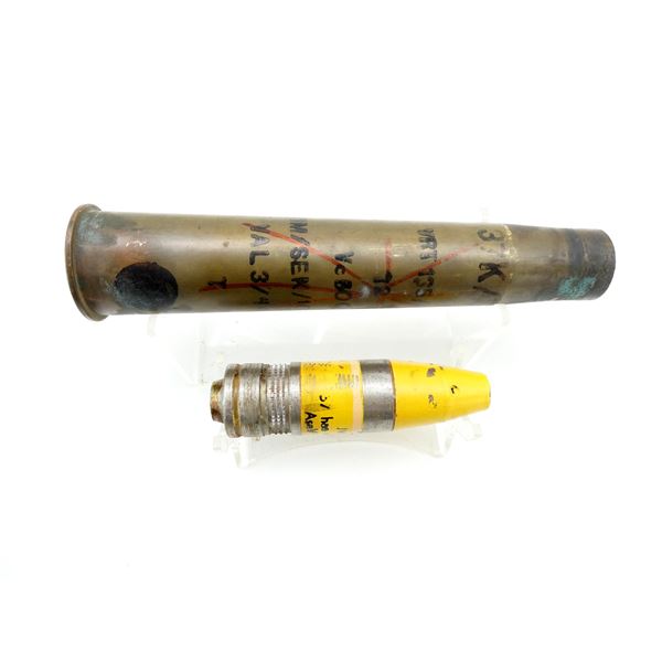 WWII GERMAN PAK 36 37MM ARMOR PIERCING ROUND INERT