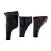 Image 2 : ASSORTED MILITARY LEATHER HOLSTERS LOT