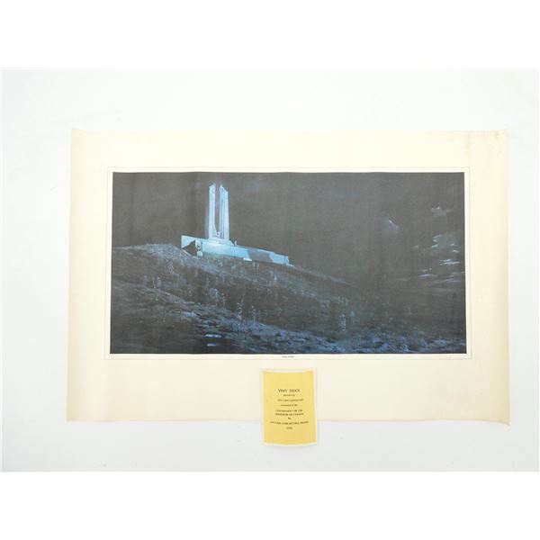 "VIMY RIDGE" PRINT