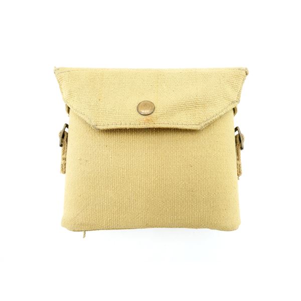 WWII CANADIAN TAN P37 WEB CANVAS BINOCULAR CASE
