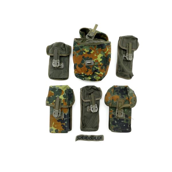 ASSORTED GERMAN BUNDESWEHR POUCH LOT