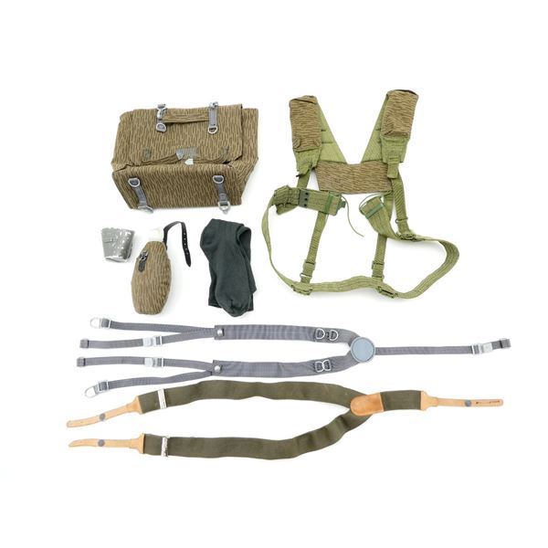 ASSORTED EAST GERMAN WEBBING LOT