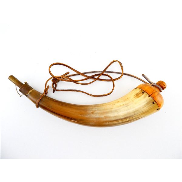 BLACK POWDER HORN