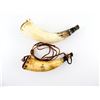 Image 2 : ASSORTED BLACK POWDER HORN LOT