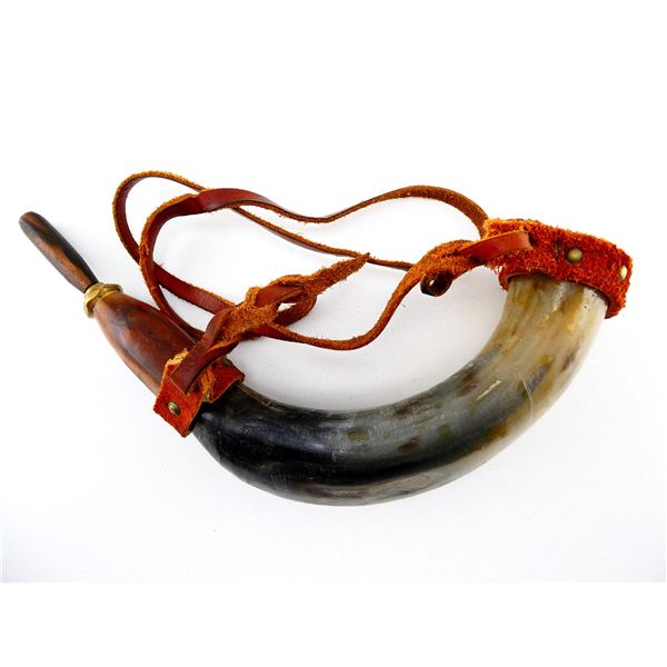 BLACK POWDER HORN