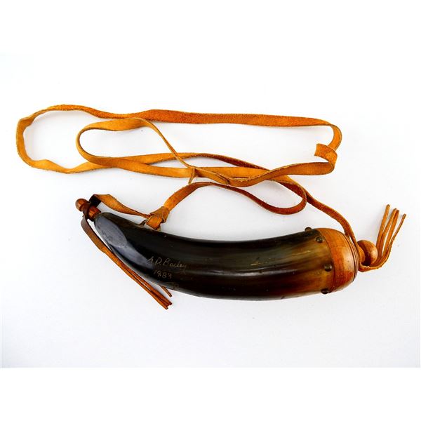 BLACK POWDER HORN