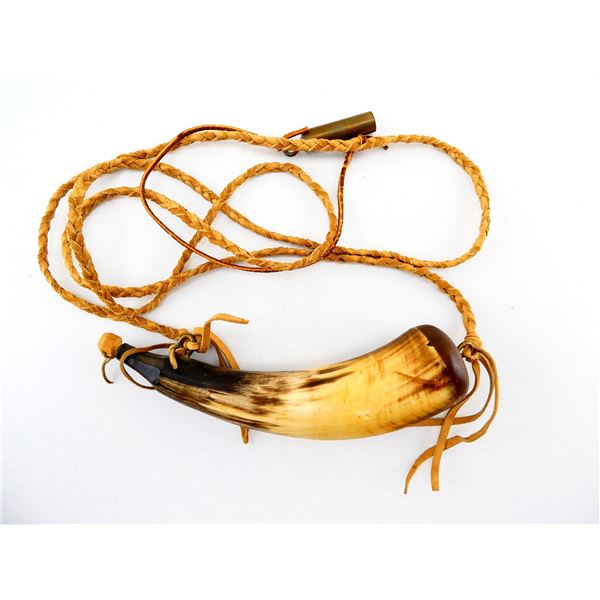 BLACK POWDER HORN