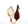 Image 2 : VINTAGE LEATHER SHOT / POWDER FLASK
