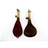 Image 2 : ASSORTED VINTAGE LEATHER SHOT / POWDER FLASK LOT