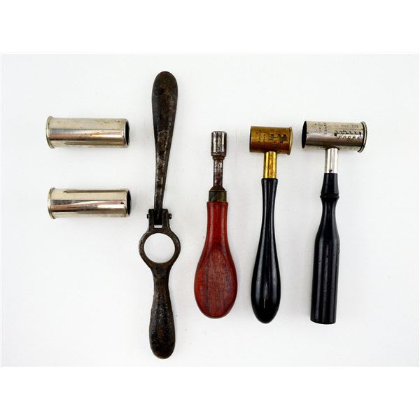 ASSORTED VINTAGE RELOADING ACCESSORIES LOT