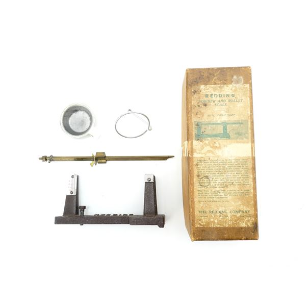 VINTAGE REDDING POWDER AND BULLET SCALE