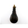 Image 1 : VINTAGE LEATHER WRAPPED POWDER FLASK