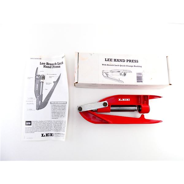 LEE BREECH LOCK HAND PRESS
