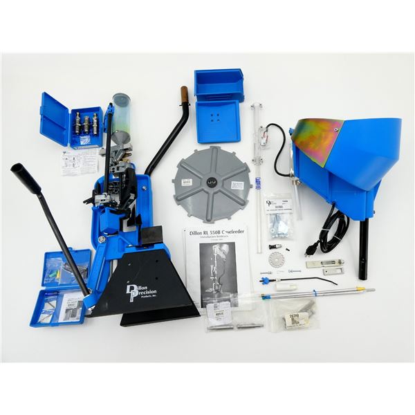 DILLON PRECISION XL 650 RELOADING PRESS AND ACCESSORIES LOT