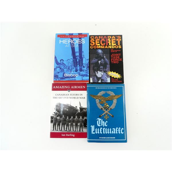 ASSORTED CANADIAN / GERMAN MILITARY BOOK LOT