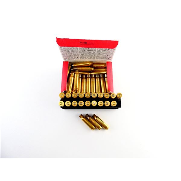 NON-PRIMED ASSORTED NORMA / HORNADY AND REMINGTON .308 WIN BRASS CASES LOT