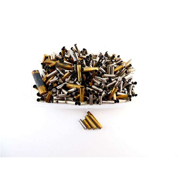 NON-PRIMED ASSORTED BRASS AND NICKEL CASES LOT
