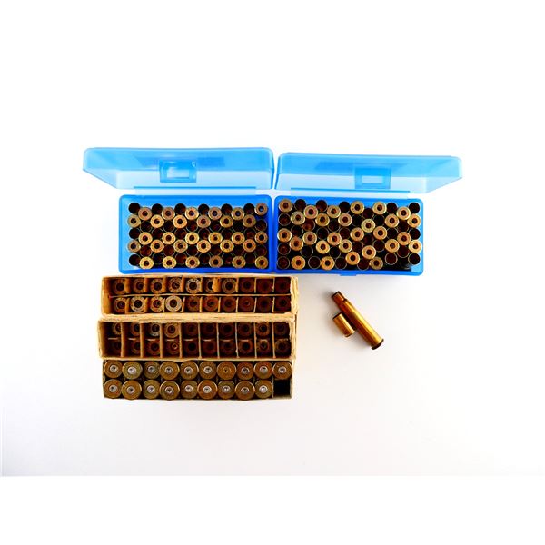NON-PRIMED ASSORTED 250 SAV / .303 BR AND .38 S&W BRASS CASES LOT