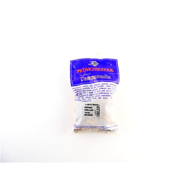 NEW NON-PRIMED WINCHESTER .40 S&W BRASS CASES LOT