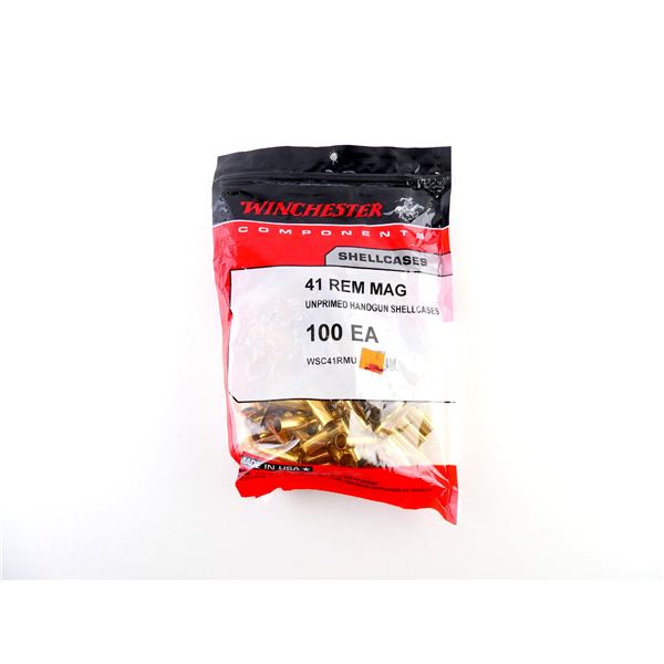 NEW NON-PRIMED WINCHESTER .41 REM MAG BRASS CASES LOT
