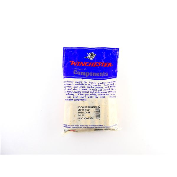 NEW NON-PRIMED WINCHESTER .30-06 SPRG BRASS CASES LOT