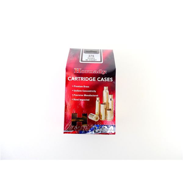 NEW NON-PRIMED HORNADY .375 RUGER BRASS CSES LOT