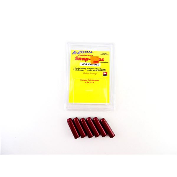 NEW A-ZOOM .454 CASULL SNAP CAPS LOT