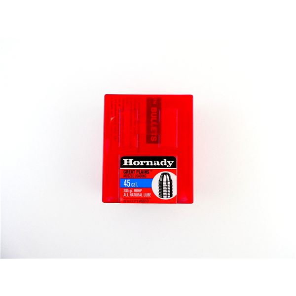 HORNADY .45 CALIBER GREAT PLAINS MUZZLE LOADING BULLETS LOT