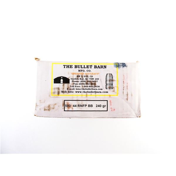 THE BULLET BARN .44 CALIBER BULLETS LOT