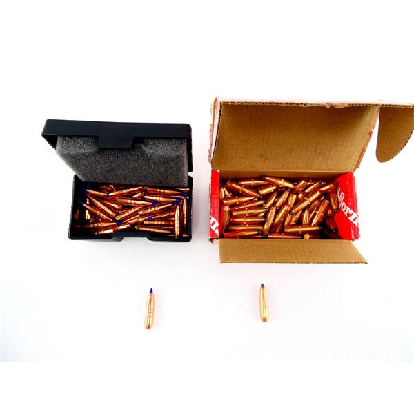 ASSORTED HORNADY AND BARNES .25 CALIBER BULLETS LOT