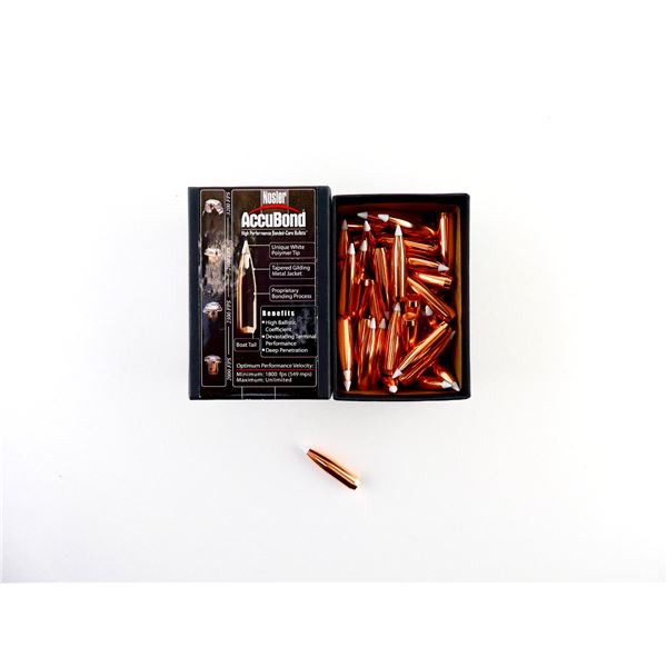 NOSLER ACCUBOND .30 CALIBER BULLETS LOT