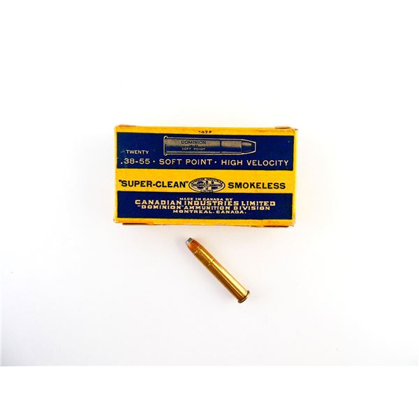 COLLECTIBLE DOMINION .38-55 WIN AMMO LOT