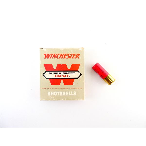 COLLECTIBLE WINCHESTER 12 GAUGE 2 3/4" SHOT SHELL AMMO LOT