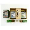 Image 1 : COLLECTIBLE REMINGTON .22LR AMMO AND KNIFE GIFT SET LOT