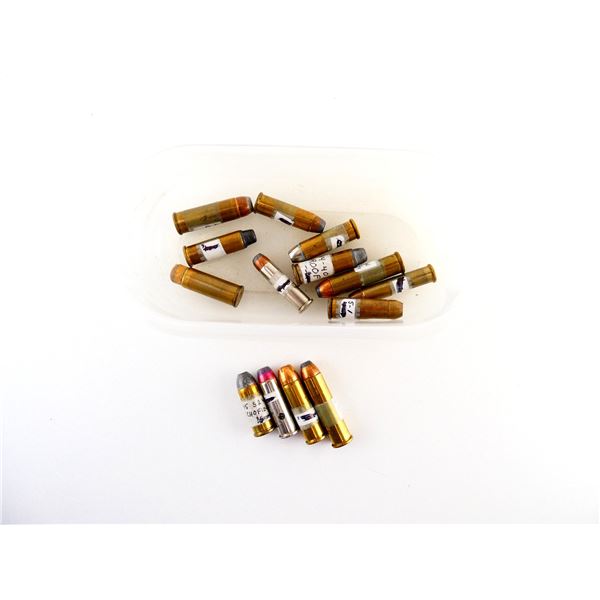 COLLECTIBLE ASSORTED HAND GUN AMMO AND DUMMY RND  LOT