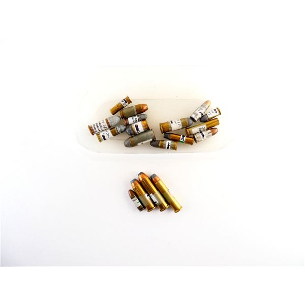 COLLECTIBLE ASSORTED HAND GUN AMMO AND DUMMY RND  LOT