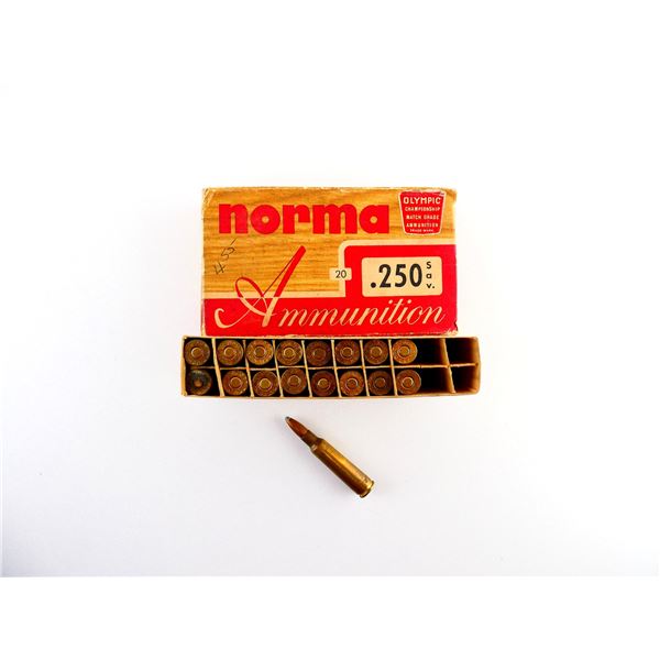 COLLECTIBLE ASSORTED DOMINION .250 SAV AMMO LOT