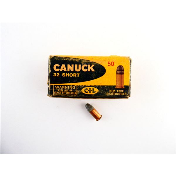 COLLECTIBLE DOMINION .32 SHORT AMMO LOT