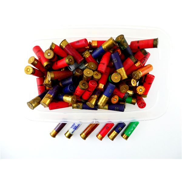 RELOADED AND FACTORY ASSORTED 12 GAUGE 2 3/4"-3' SHOT SHELL AMMO LOT